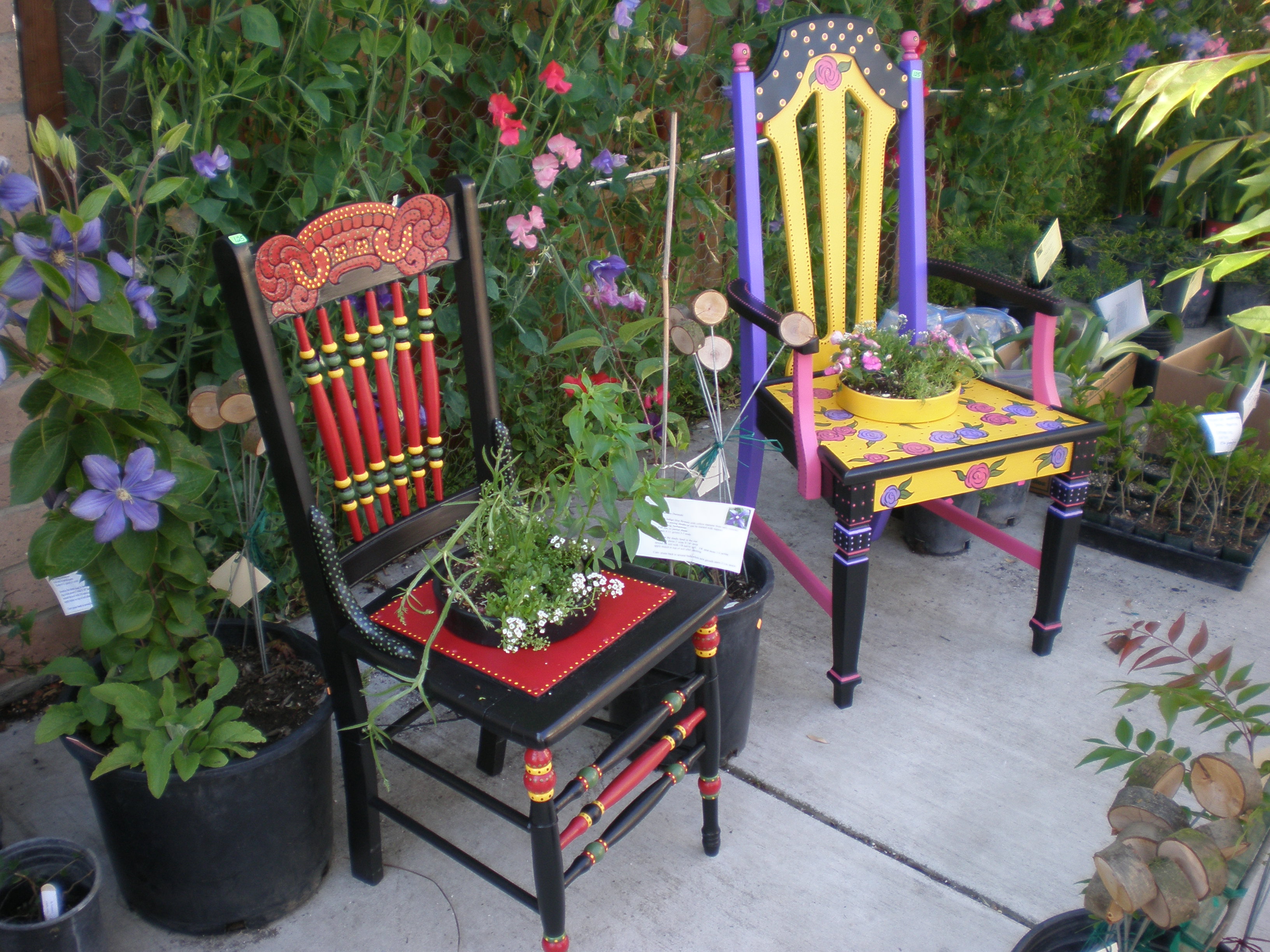 Unique Painted Chairs For Your Garden | Valley Gardening